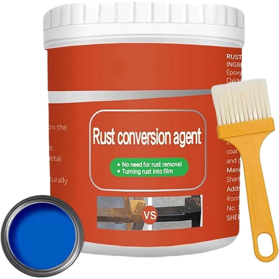 Esmalte Pro Anax Para Metal Oxidado, Rust Remover for Metal, Anti Rust Paint with Brush, Eliminates Oxides from Aluminum, Cast Iron, And Steel
