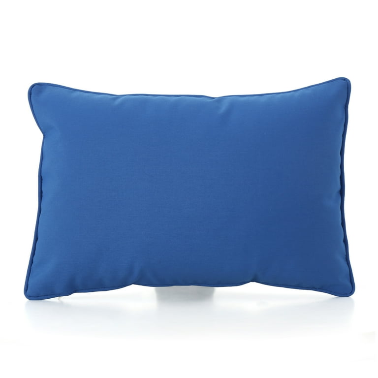 Esme Outdoor Water Resistant Fabric Pillows, Set of 3, Blue Esme Outdoor Water Resistant Fabric Pillows, Set of 3, Blue