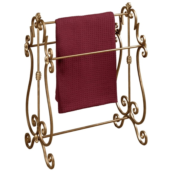 Esmeralda Blanket Rack Antique Gold One Size