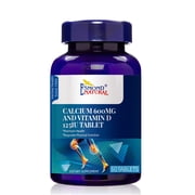 Calcium 600mg and Vitamin D 125IU Maintain Health, Regulate Physical Function, USA, FDA, GMP, NPAC-60 Tablets