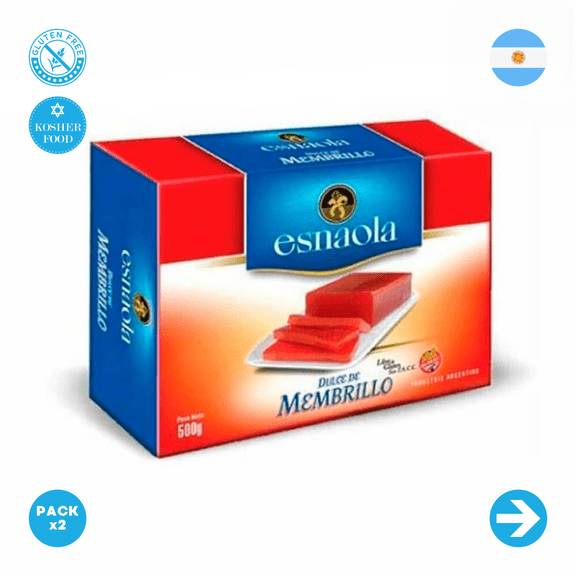 Esnaola - Sweet Quince Box - Without Tacc - 500gr - 17.63oz - Pack 2 Units