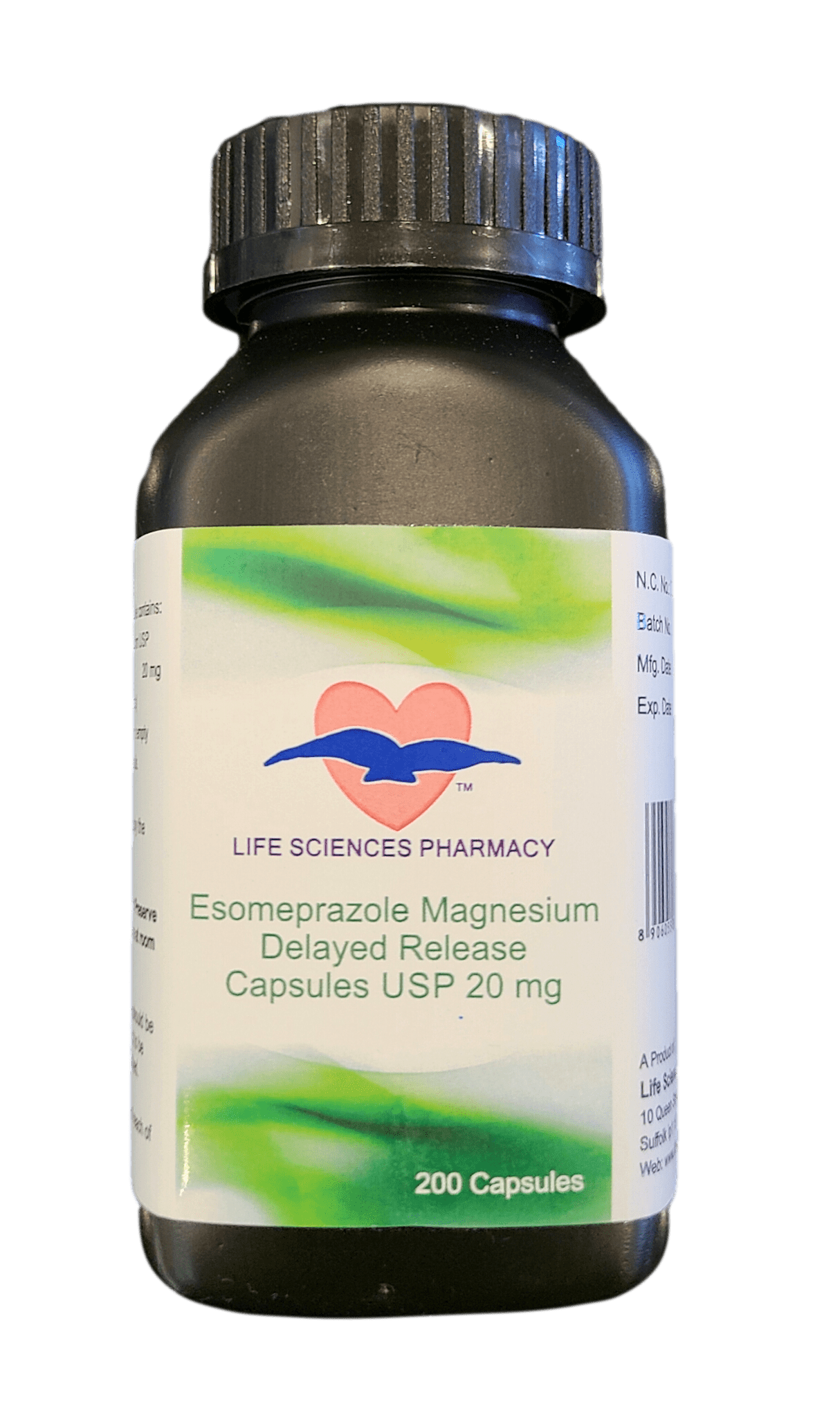 Esomeprazole Delayed Release Capsules 20 mg, 200 count, Acid Reducer