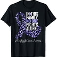 thumbnail image 1 of Esophageal Cancer Awareness Month Periwinkle Ribbon T-Shirt, 1 of 4