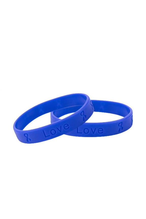 Esophageal Cancer Awareness Silicone Bracelets (2 Bracelets)