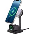 thumbnail image 1 of Esoulk 2-In-1 15W Compact Portable Foldable Magnetic Wireless Charger For iPhone and Apple Watch, 1 of 10