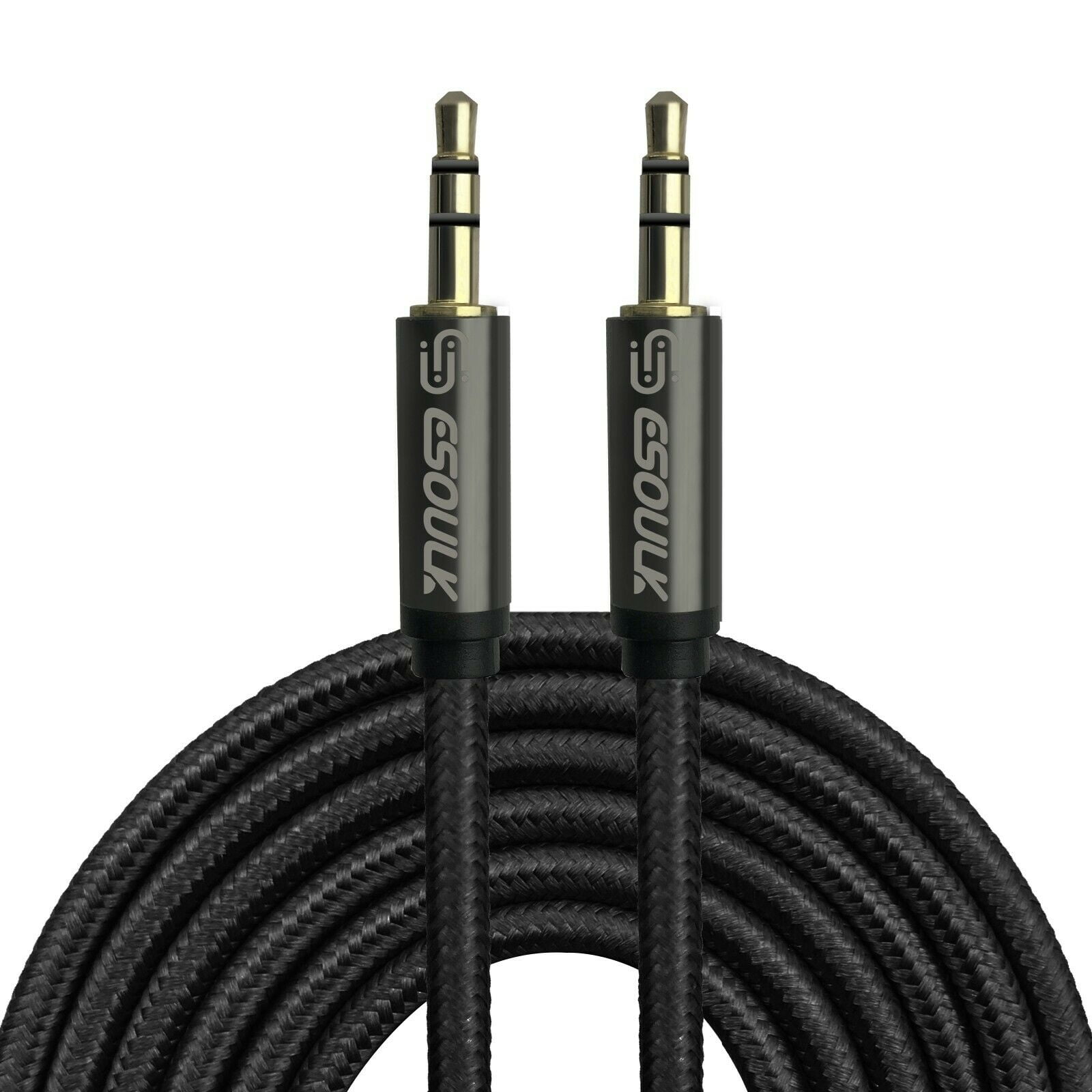 MOXIE - Câble auxiliaire jack noir 1m20 - 934412