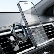 Esoulk Air Vent Magnetic Car Holder with 360  Rotation for iPhone Models and Android Devices, Black Color
