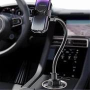 Esoulk Cup Holder Car Phone Mount with Flexible Gooseneck, Adjustable Base, 360  Rotation for iPhone & Android