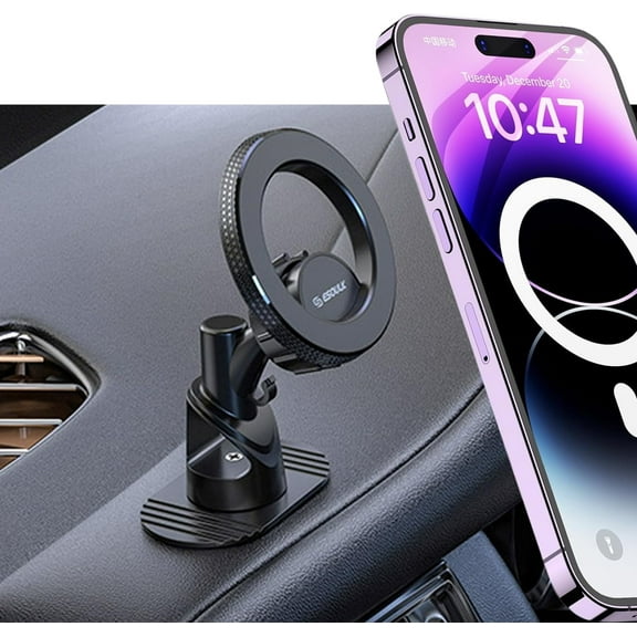 Esoulk Magnetic Car Mount Phone Holder with 360 Rotation  Sleek, Secure, and Effortlessly Adjustable