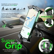 Esoulk Universal Bike Phone Mount Motorcycle Handlebar Clamp Scooter Clip for iPhone Android GPS