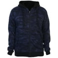 thumbnail image 1 of Espada Menswear Full-Zip Camo Sherpa-Lined Hoodie Jacket (1-Pack), 1 of 2