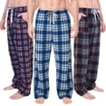 thumbnail image 1 of Espada Menswear Men's COZY Fleece Pajama Pants (3 Pack), 1 of 4