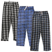 Espada Menswear Men's COZY Fleece Pajama Pants (3-Pack)