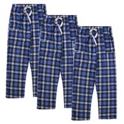 Espada Menswear Men's COZY Fleece Pajama Pants (3 Pack)