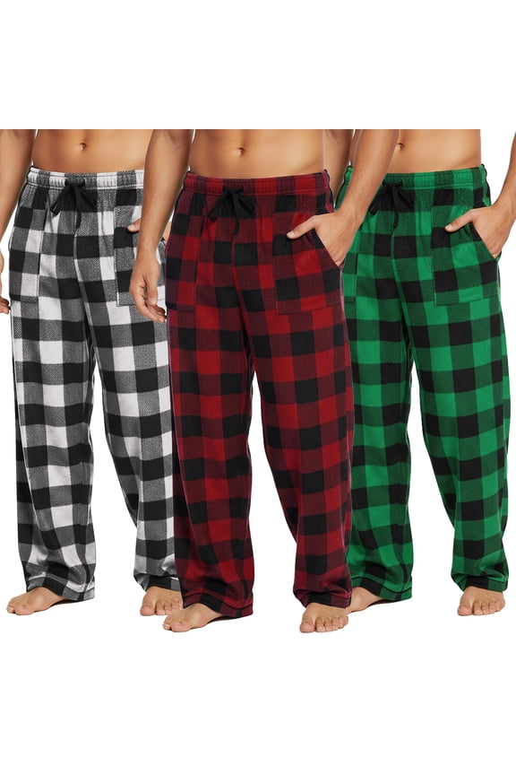 Men's COZY Fleece Pajama Pants (3 Pack)