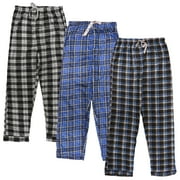 Espada Menswear Men's COZY Fleece Pajama Pants (3-Pack)
