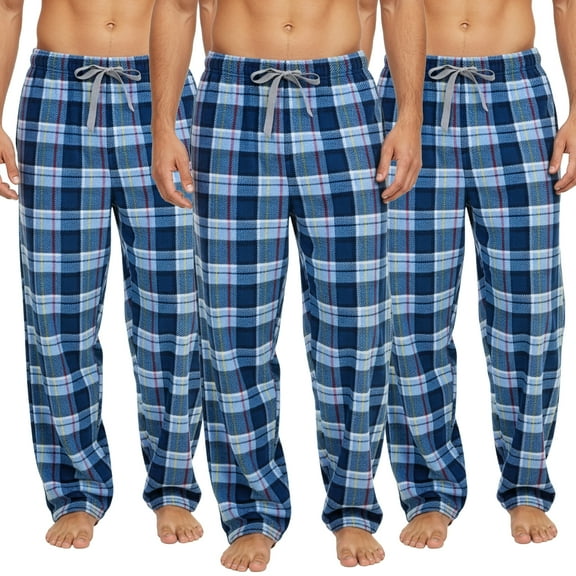 Espada Menswear Men's COZY Fleece Pajama Pants (3-Pack)