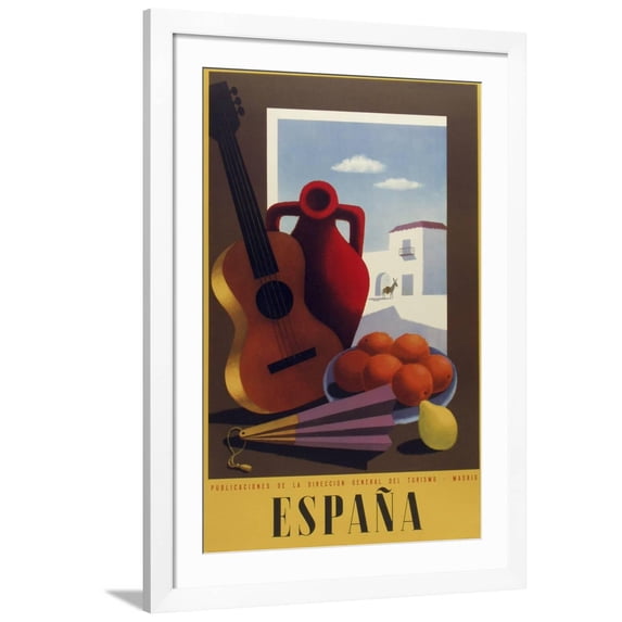 Espana Framed Giclee Print by Unknown, 24" x 36", Sold by Art.com