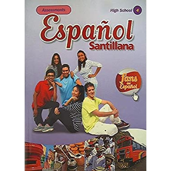 Pre-Owned Espanol Santillana, High School Level 4, Assessments with Audio CD, 9781622632572, Copyright 2014 9781622632572 Used