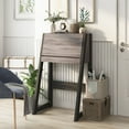 thumbnail image 1 of Espece Wood Secretary Desk, Distressed Gray, 1 of 5
