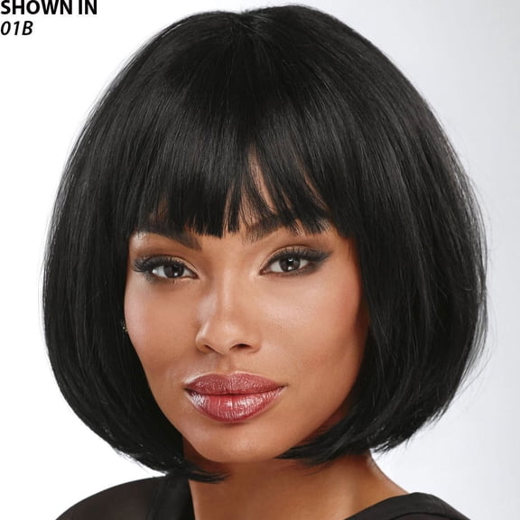 Especially Yours Kyndra Human Hair Blend Wig – Yaki Texture Heat Resistant Synthetic & Human Hair Wig, Natural Look