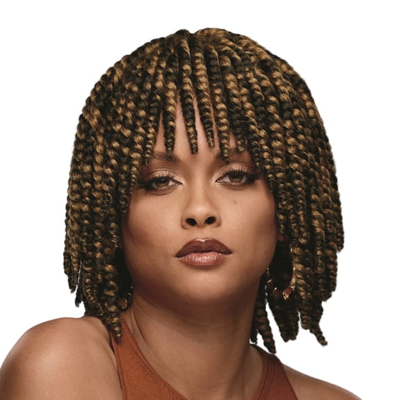 Especially Yours Yukita Wig – Hand-Twisted Short Wig for Women, Human Hair Blend, Natural Yaki Texture, Lightweight