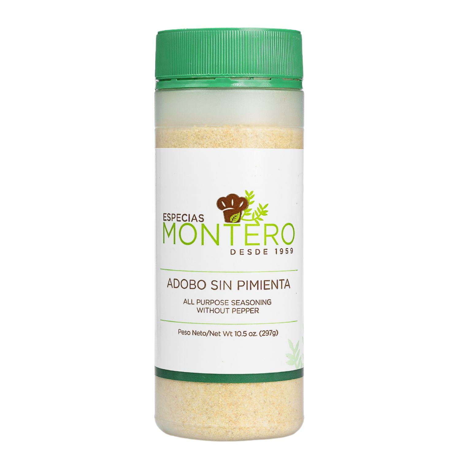 Adobo Sin Pimienta, Especias Montero, All Purpose Seasoning Without Pepper, 10.5oz, Single Item