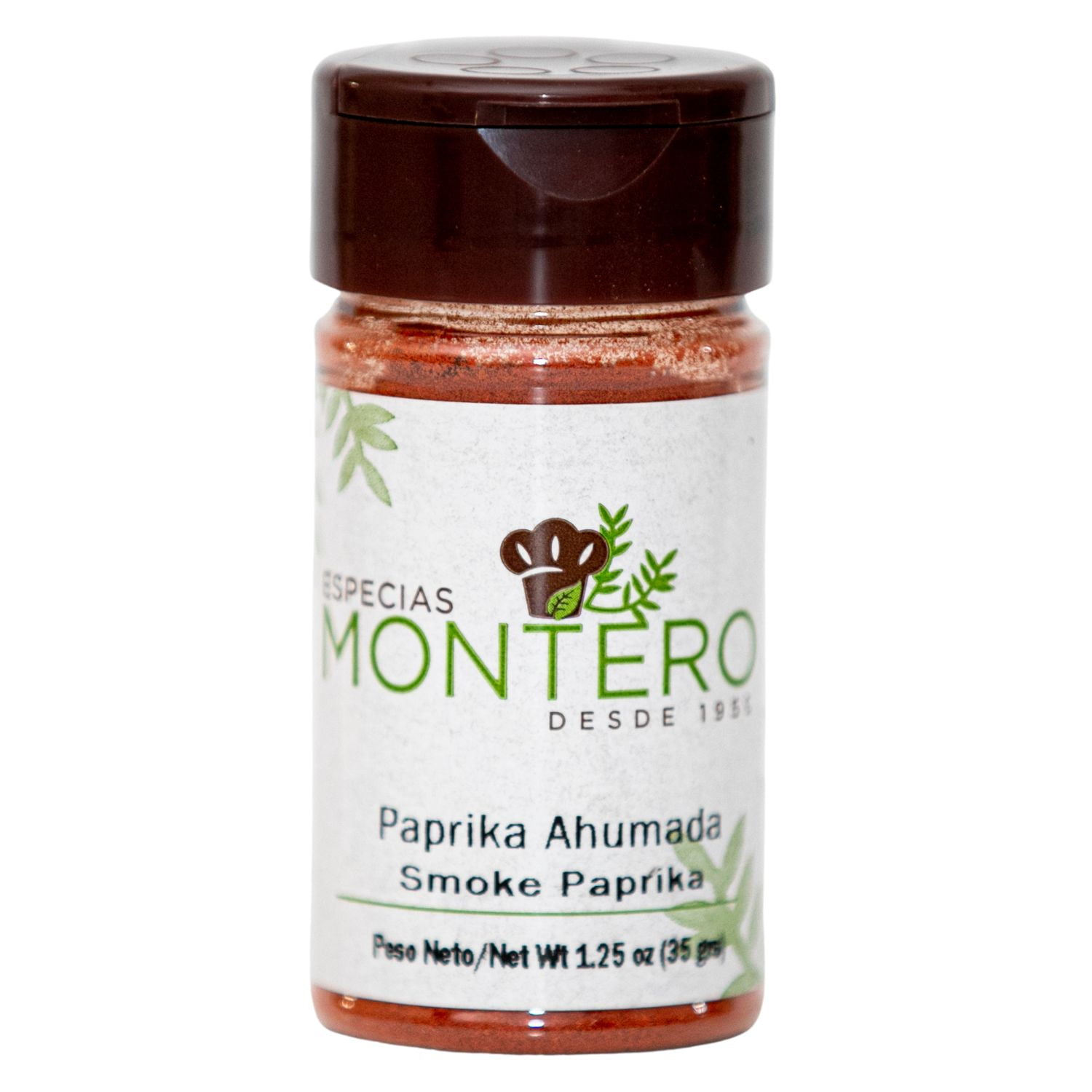 Paprika-Pimentón, Especias Montero, Kosher, Spice, 1.25 oz. , Single Item