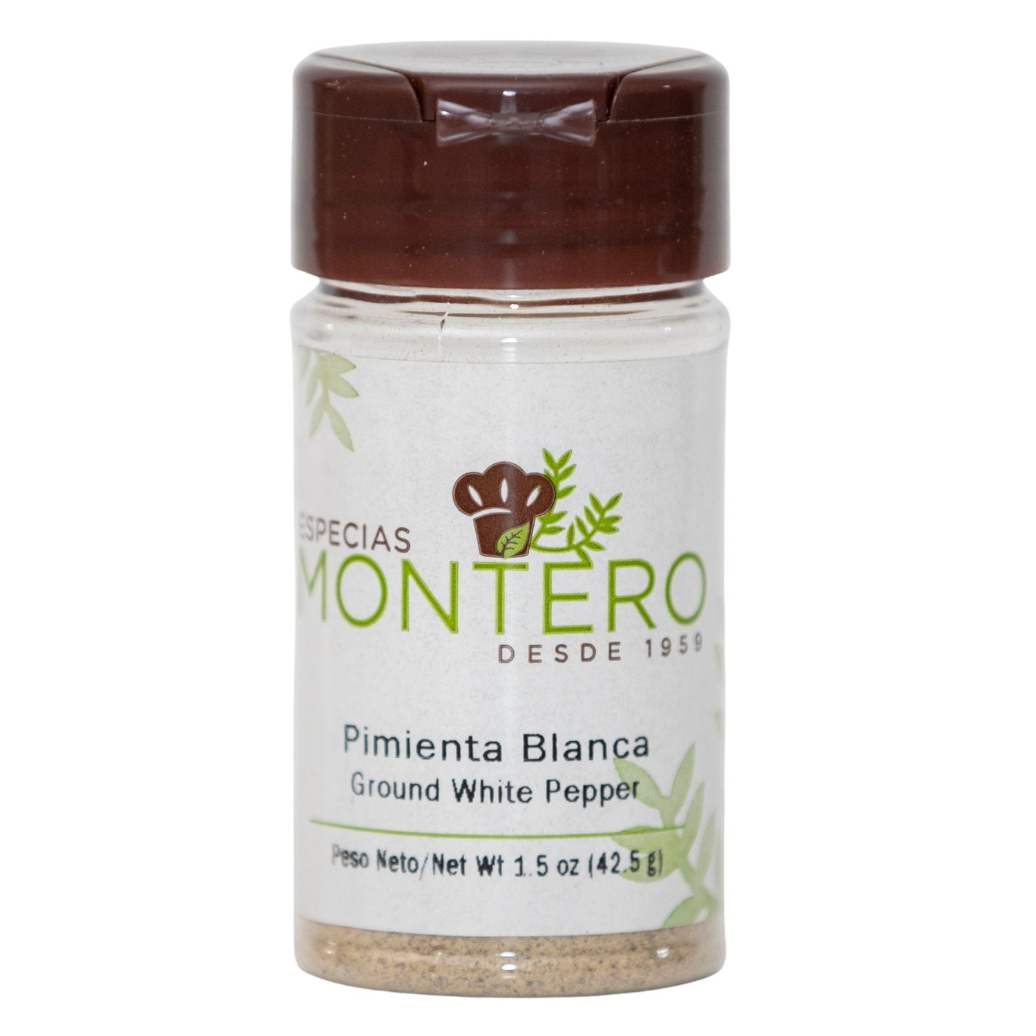 Pimienta Blanca, Especias Montero, Kosher, Spice, 1.5oz, Single Item