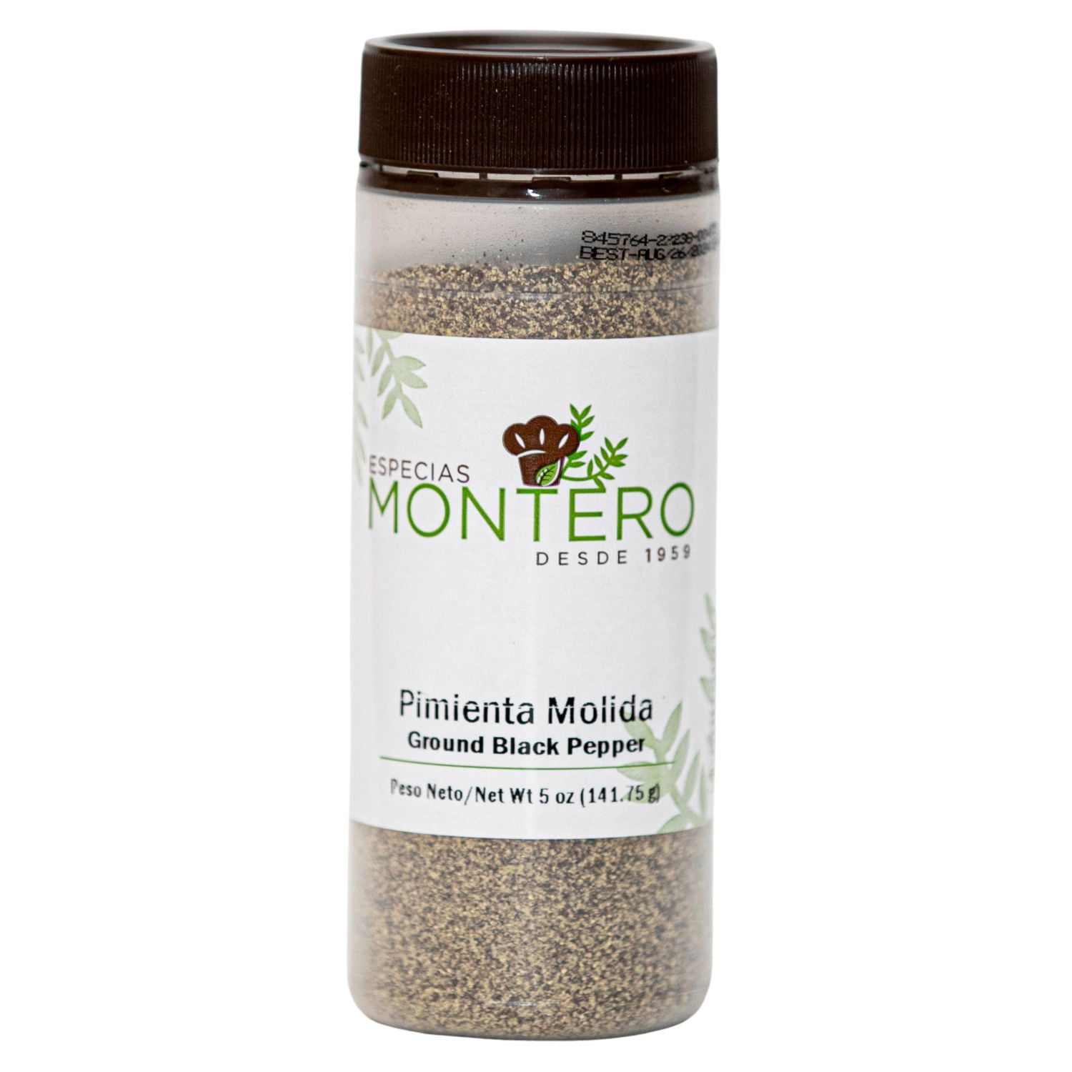 Pimienta Molida, Especias Montero, Kosher, Spice, 5oz, Single Item