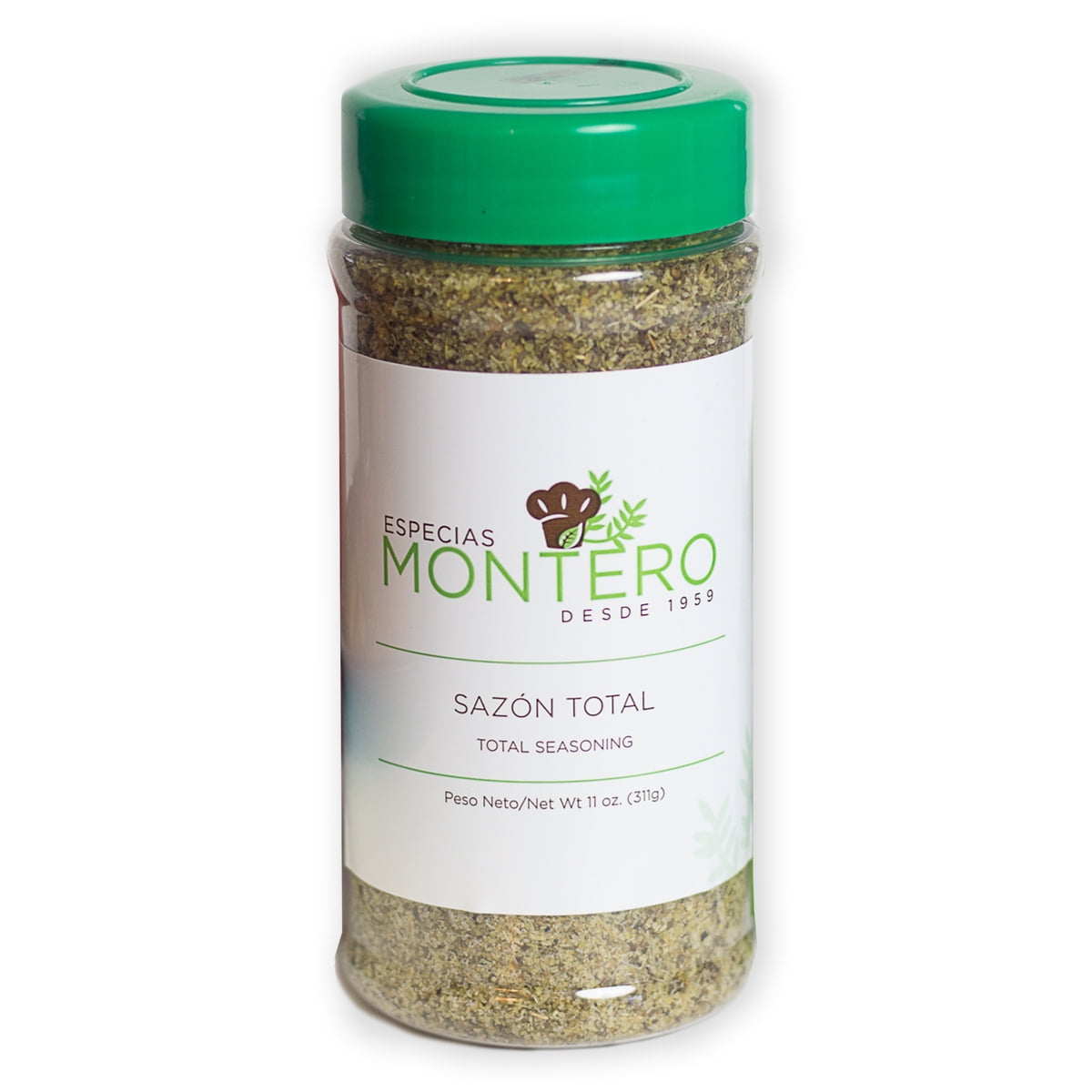 Sazón Total, Especias Montero, Kosher, Seasoning, 11 oz., Single Item