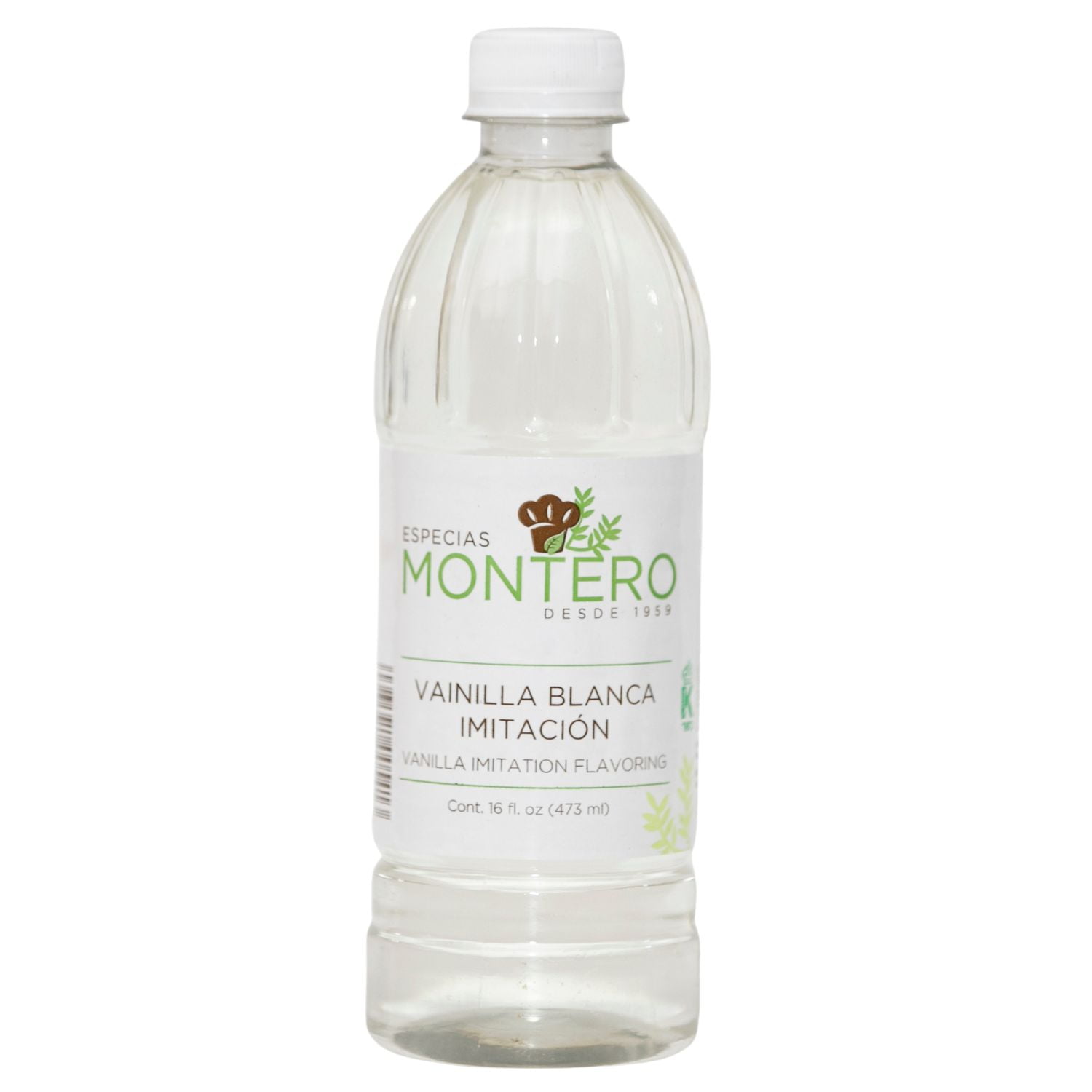 Vainilla Blanca, Especias Montero, Food Flavoring, 16 fl oz, Single Item