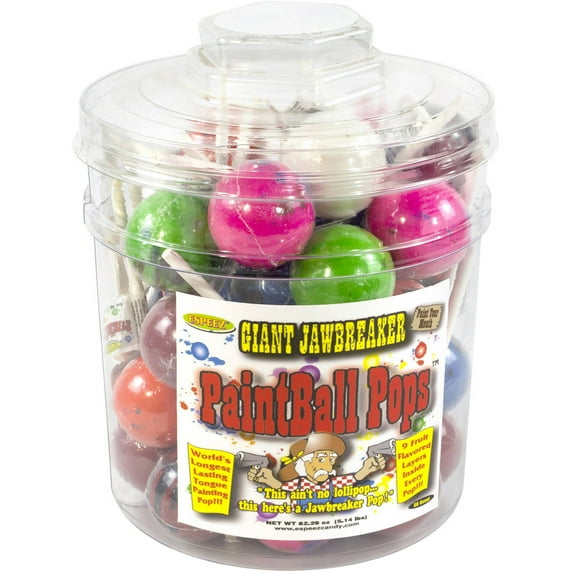 Espeez Giant Jawbreaker Paintball Pops, 36 count, 82.29 oz