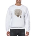 thumbnail image 1 of Esper Sea Fans I. Sweatshirt Men -Jennifer Paxton Parker Designs, Male 5X-Large, 1 of 4