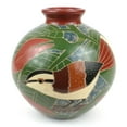 thumbnail image 1 of Esperanza en Accion Tall Vase - White Bird&#44; 6 in., 1 of 2
