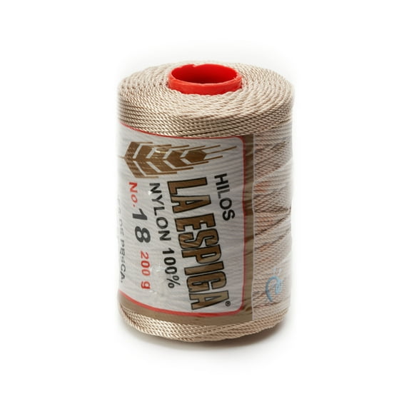 Espiga No.18-100% Nylon Omega String Cord for Knitting and Crochet - 44 Walnut