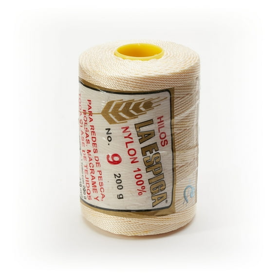 Espiga No. 9-100% Nylon Omega String Cord for Knitting and Crochet - 03 Cream