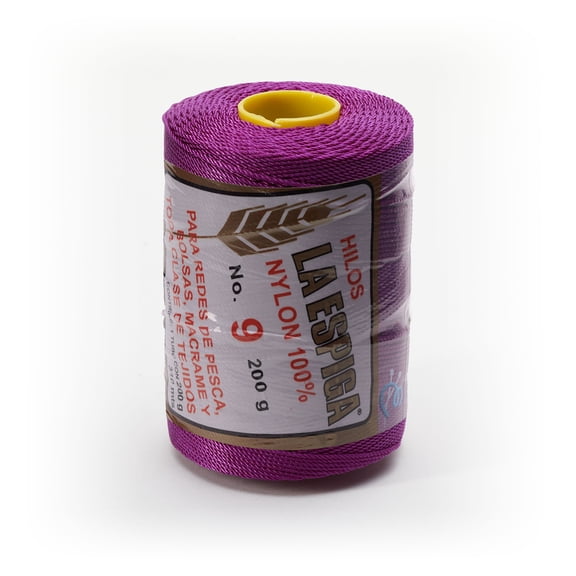 Espiga No. 9-100% Nylon Omega String Cord for Knitting and Crochet - 28 Purple Grape