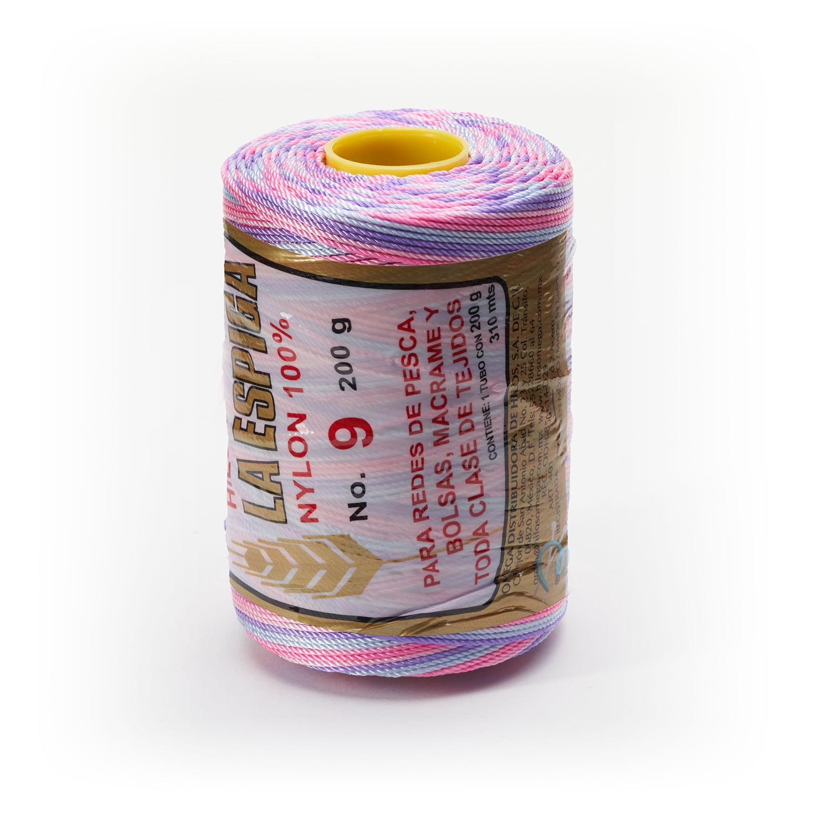Kitting String Espiga No. 9-100% Nylon Omega String Cord for Knitting and Crochet - 34 ...