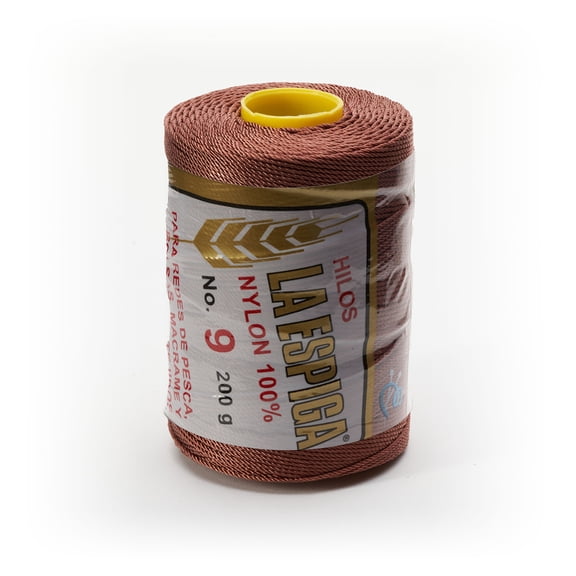 Espiga No. 9-100% Nylon Omega String Cord for Knitting and Crochet - 46 Chesnut