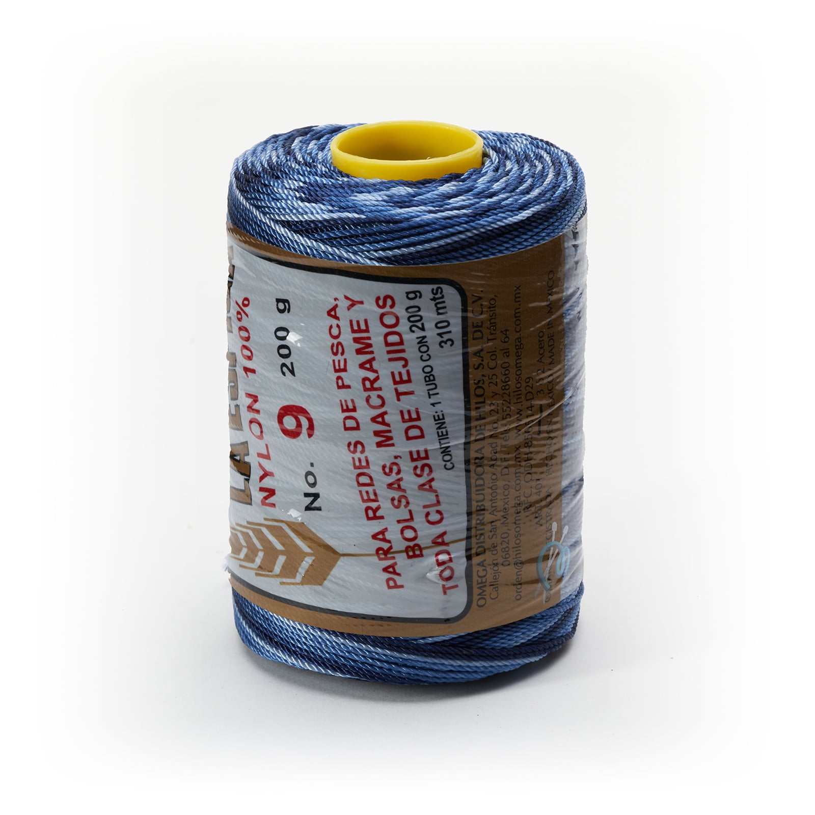 Kitting String Espiga No. 9-100% Nylon Omega String Cord for Knitting and Crochet - 68 ...
