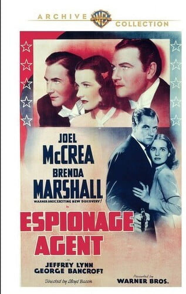 Espionage Agent (DVD), Warner Archives, Mystery & Suspense