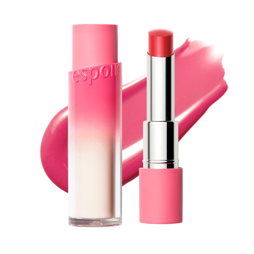 Espoir Lipstick Nowear Balming Glow #6 New Rose 0.1oz Lightweight Moisturizing Lip