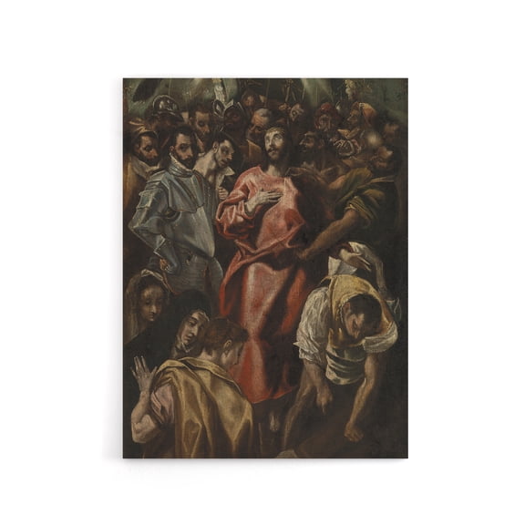 Espolio The Disrobing of Jesus Christ El Greco Canvas Wall Art 12x16"