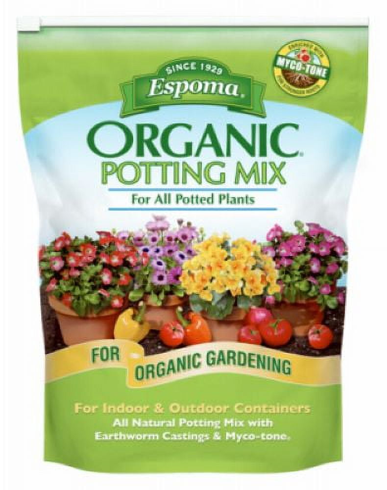 Espoma AP8 8 Quart Bag Of Organic Potting Mix Quantity of 2