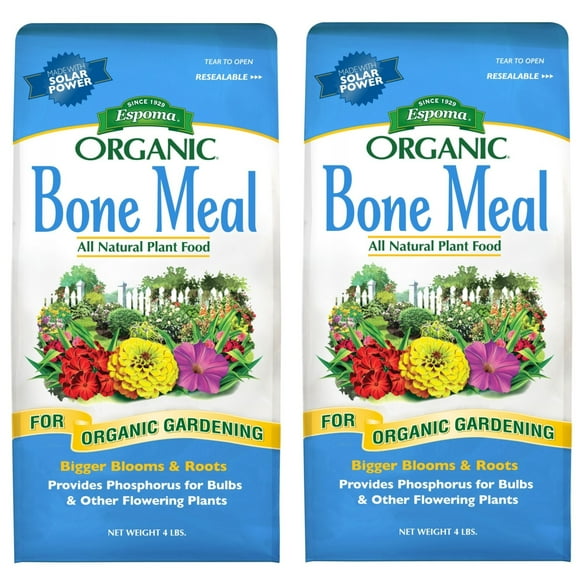 Espoma Organic Bone Meal 4-12-0 All-Natural Plant Food Source of Nitrogen and Phosphorus, 4lb (Pack of 2)