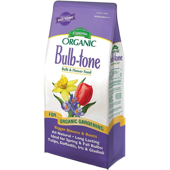Espoma Bulb-Tone Plant Food, Natural & Organic Fertilizer for All Spring & Fall Bulbs, 4 lb, Pack of 2