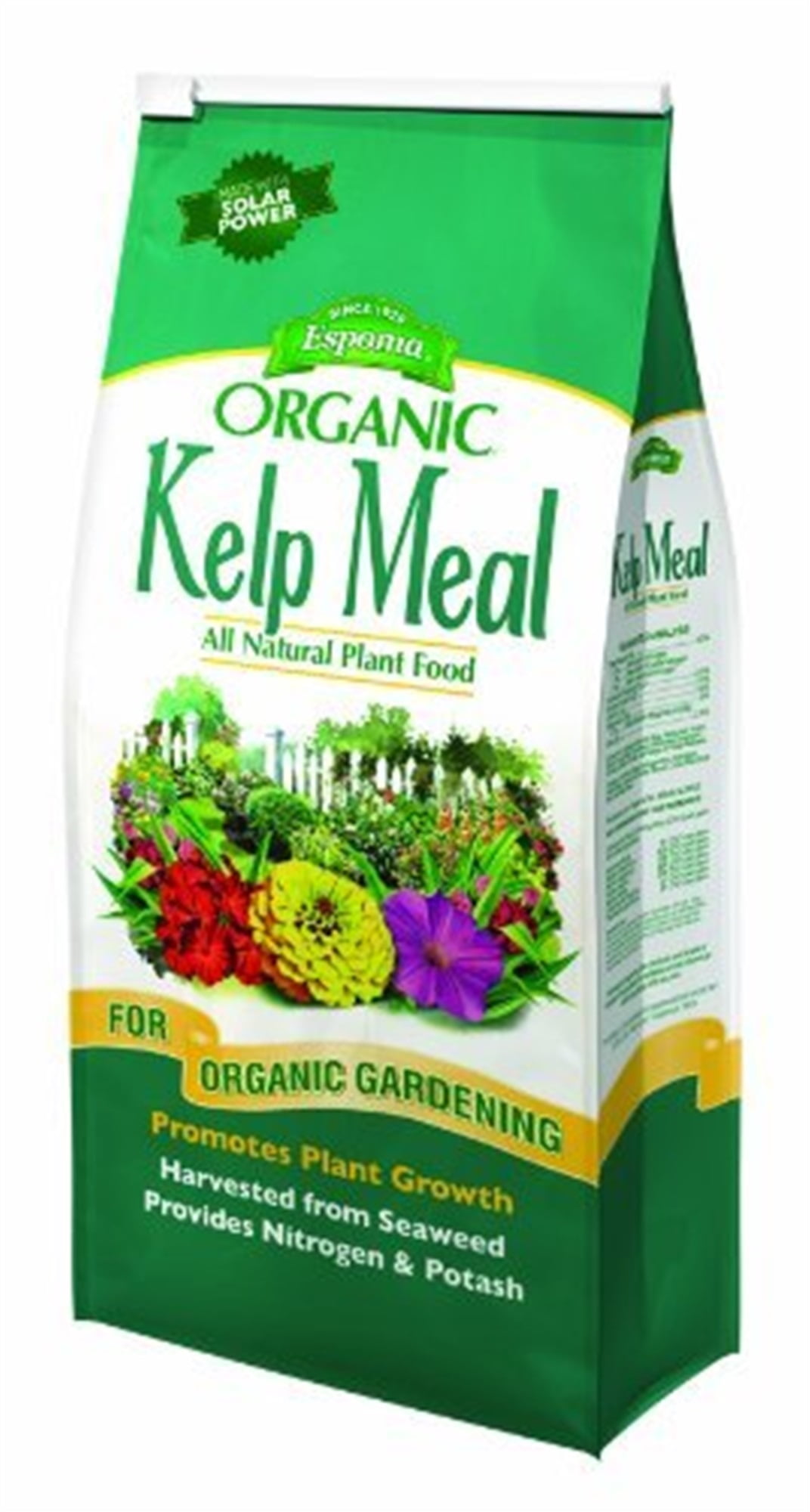 Espoma Organic Kelp Meal 1-0-2 All-Natural Plant Food, Promotes Plant Growth, for Organic Gardening, 4lb