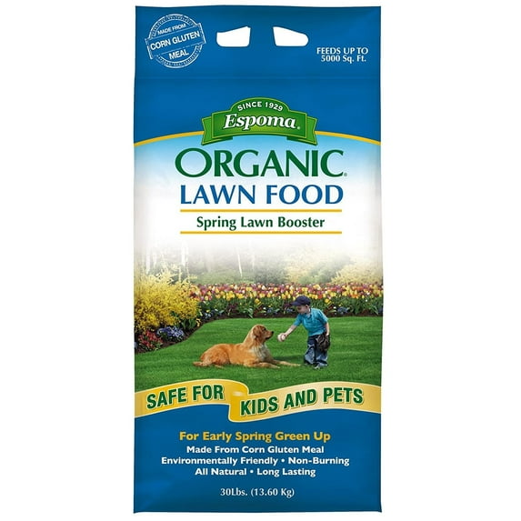 BFG Supply Organic Lawn Booster Fertilizer - Natural Granules - 30 Lbs