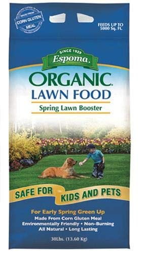 Espoma EOLB30 Organic Lawn Booster Fertilizer, 30-Pound